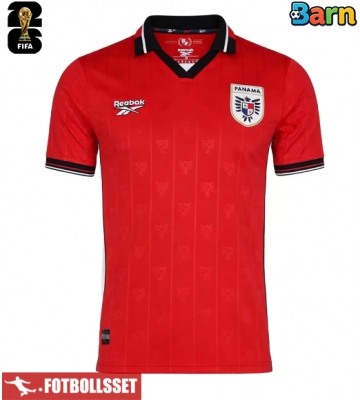 Panama Hemmatröja Barn VM 2026 Kortärmad (+ Korta byxor)